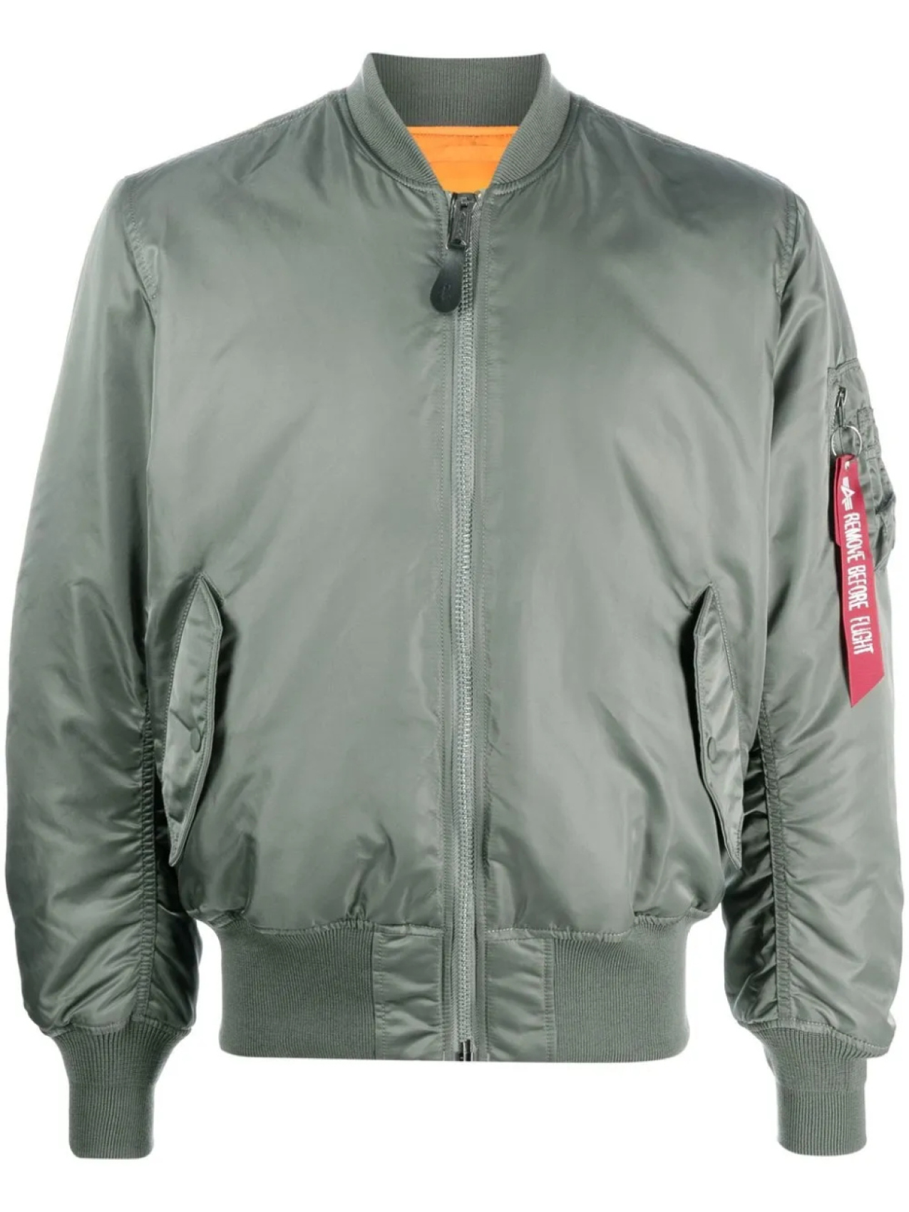 

Alpha Industries бомбер MA-1, зеленый