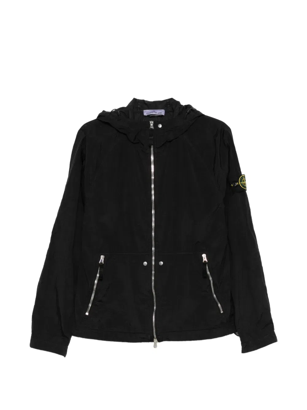 Куртка с капюшоном Compass-patch Stone Island, черный