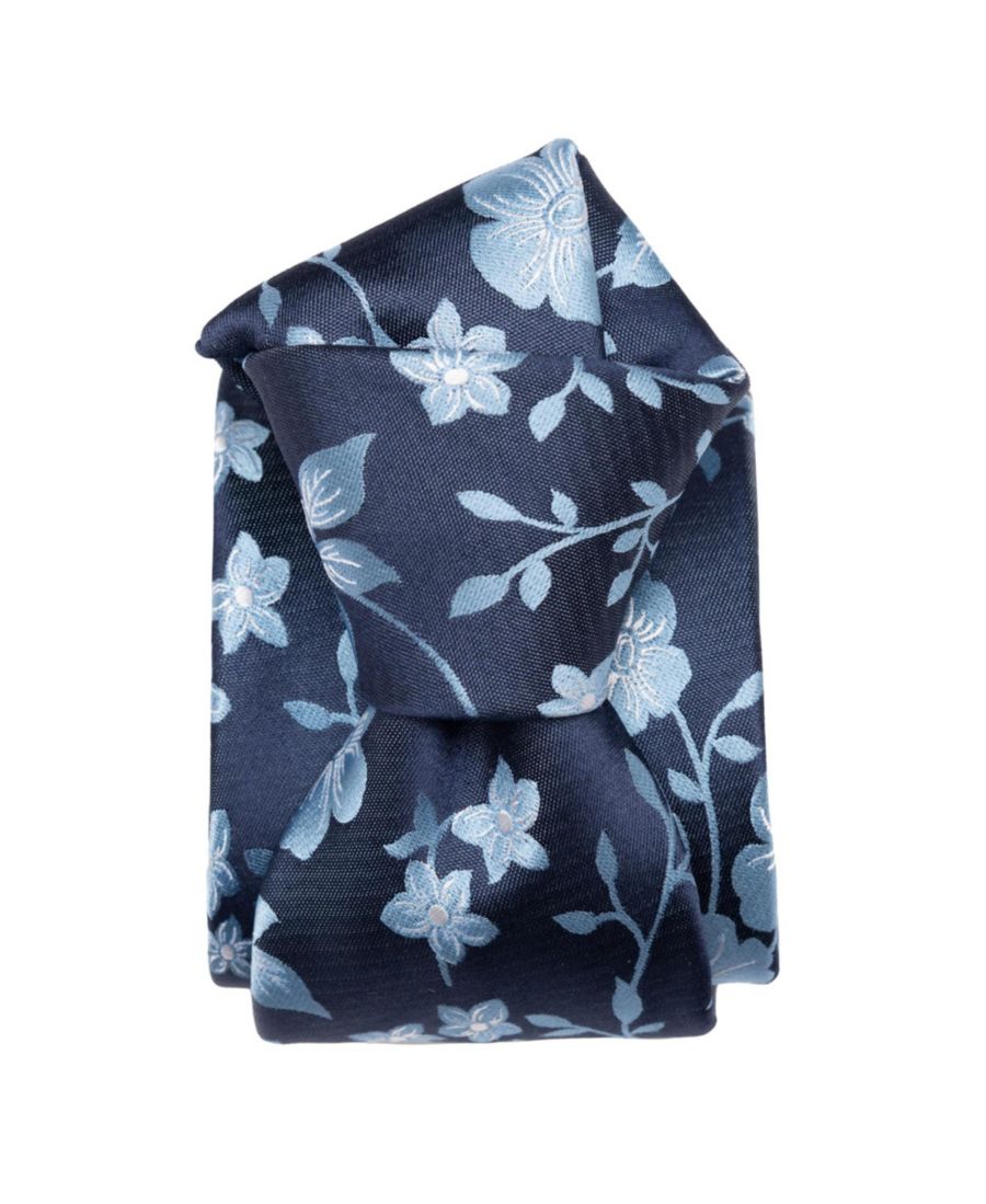 

Мужской галстук Silvio из жаккардовой шелковой ткани Elizabetta, Navy