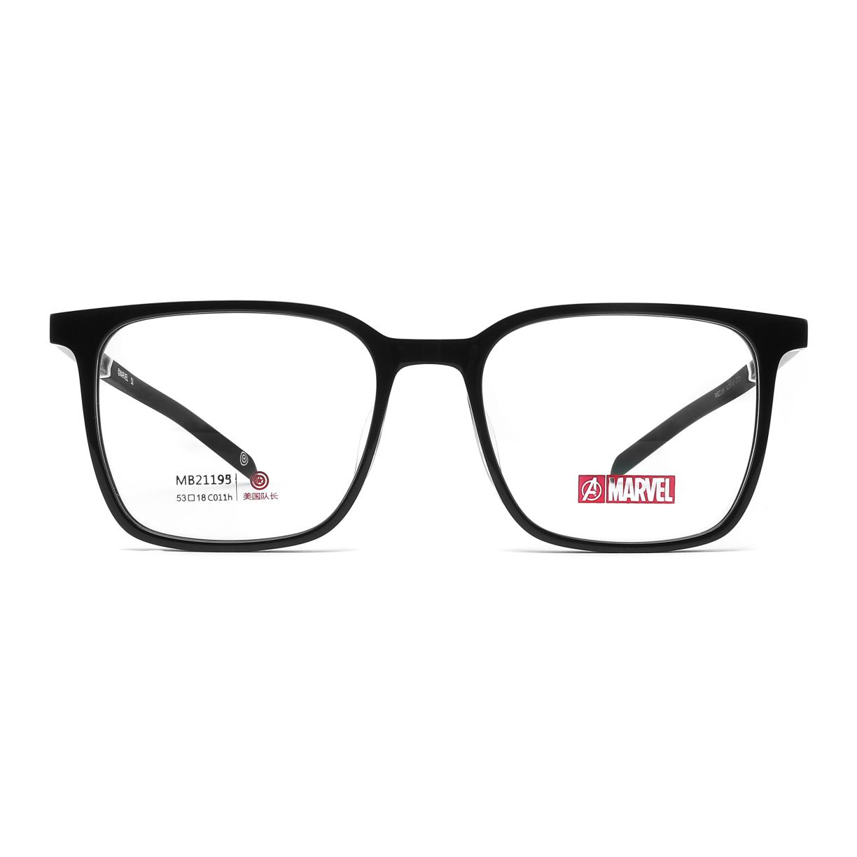 

MARVEL Пластиковая квадратная оправа для очков серии Мстители, Versatile Black