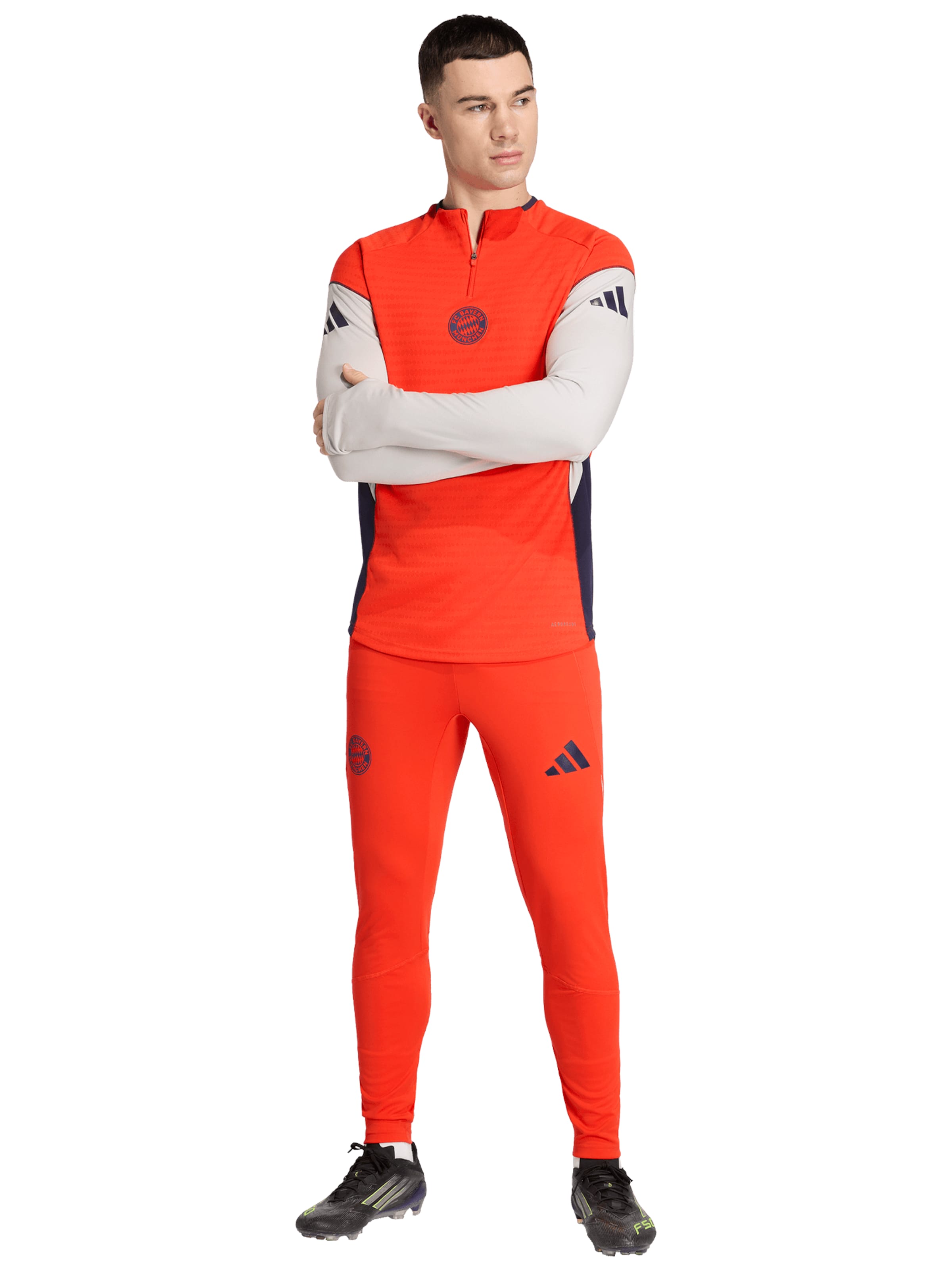 Adidas Performance Спортивный свитшот в красном цвете — фото 4