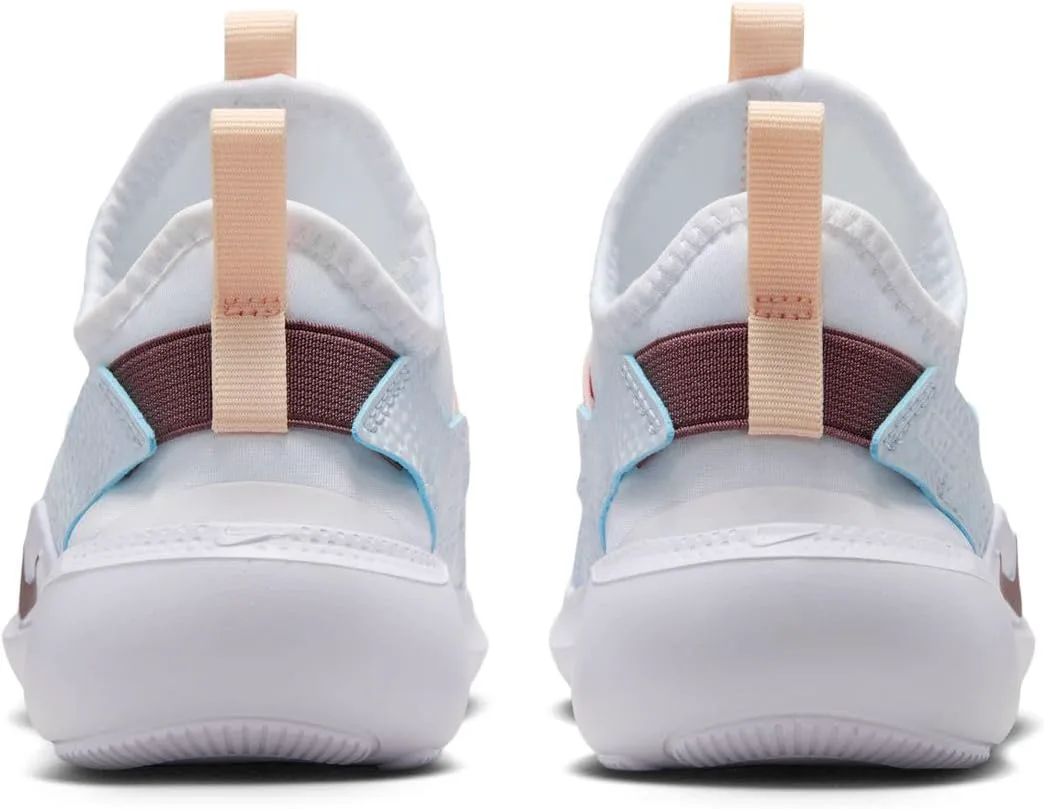 Детские беговые кроссовки Nike Flex Runner 4 (унисекс), белый/серый/коралловый — фото 3