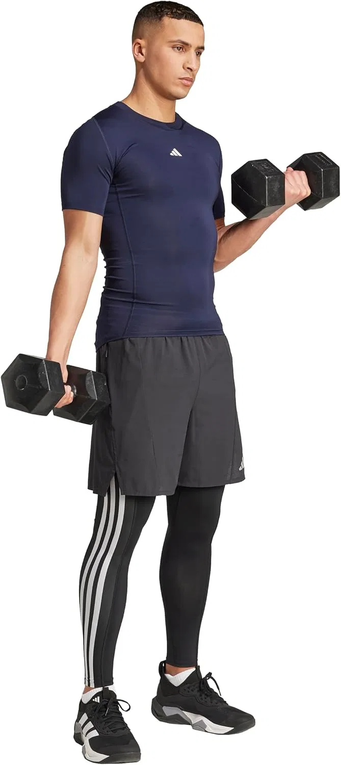 Футболка Adidas Techfit для тренировок, Ink — фото 3