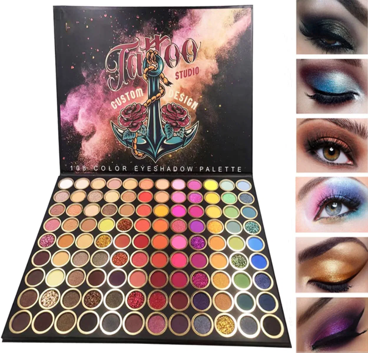 Профессиональная палетка теней для век Beauty Searcher (108 цветов) Beauty Searcher, Multicoloured
