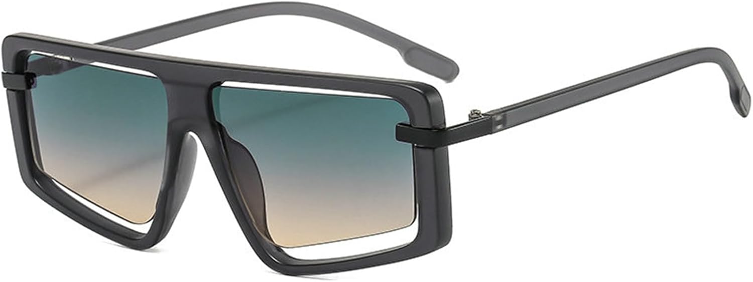 

Солнцезащитные очки Helena Retro Square Oversized для женщин, защита от ультрафиолета UV400, модные квадратные солнцезащитные очки с градиентом конфетных оттенков, модель S68, C8