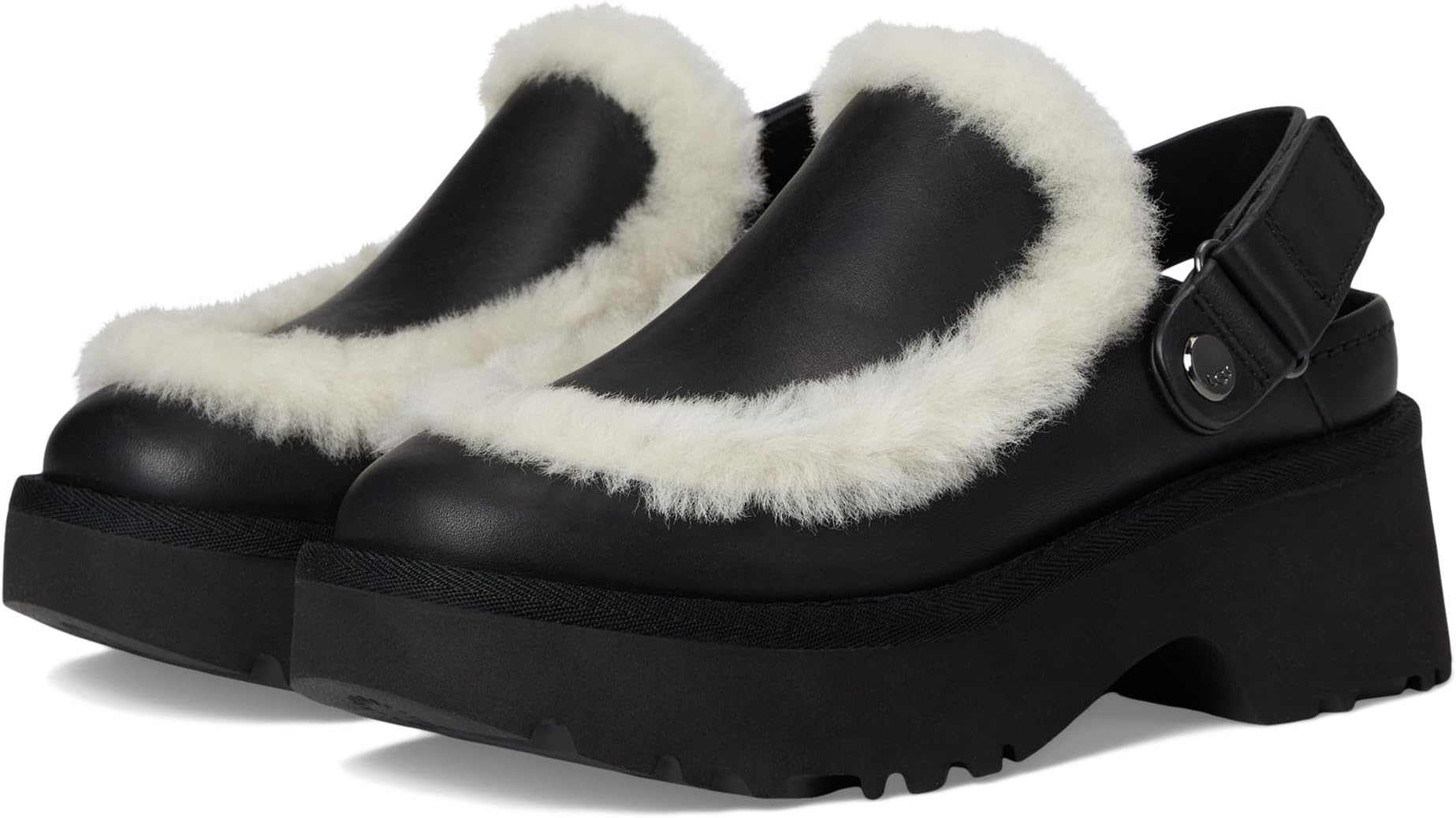 Сабо UGG Esmee Leather Clogs, черный