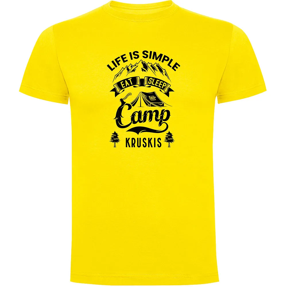 

Футболка с коротким рукавом Kruskis Life Is Simple, желтый