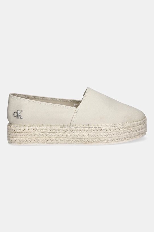 Эспадрильи на платформе FLATFORM ESPADRILLE MG/HDW Calvin Klein Jeans, бежевый — фото 2
