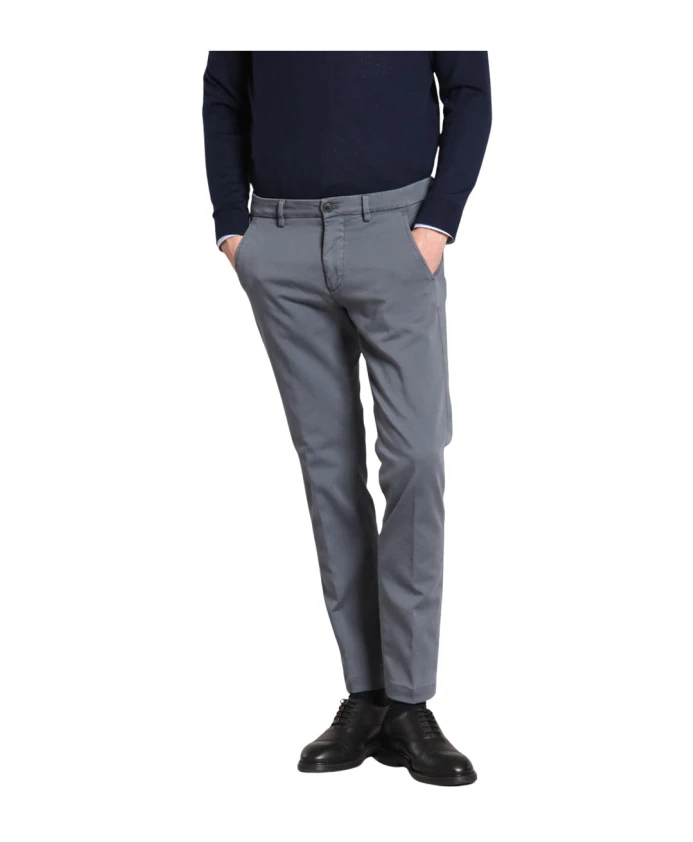 

Узкие трикотажные брюки-чинос Mason'S, серый