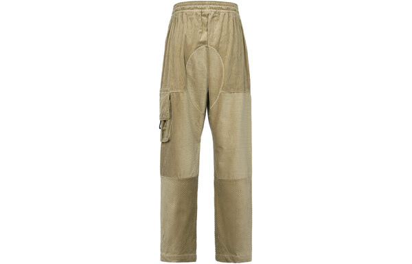 Брюки men's corduroy cargo casual straight long pants/trousers khaki Nike, хаки — фото 2