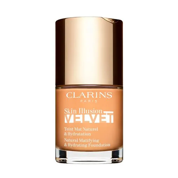 

Основа под макияж с естественным финишем Skin Illusion Velvet Clarins, цвет caramel