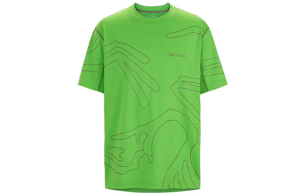 Футболка Arc'teryx Copal Grotto Line, Grass Green/Portal