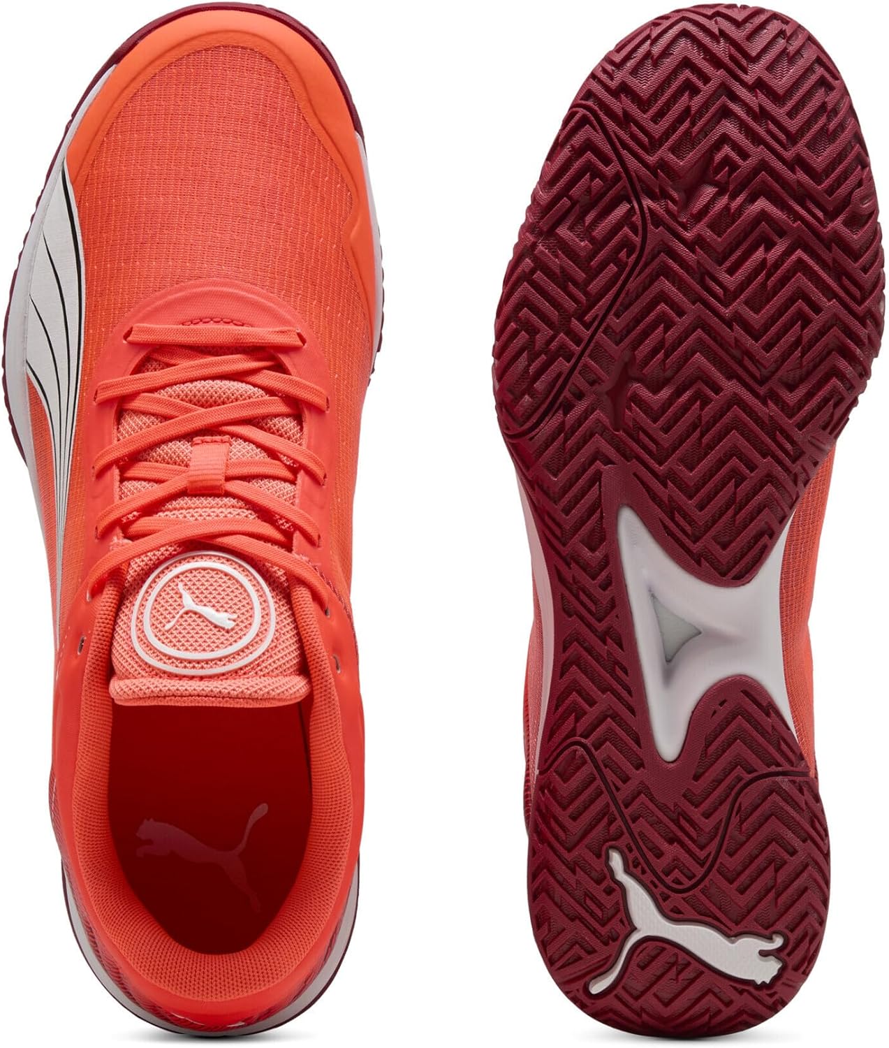Мужские кроссовки Accelerate Turbo 108041 Puma, белый/черный/красный/бордовый — фото 4