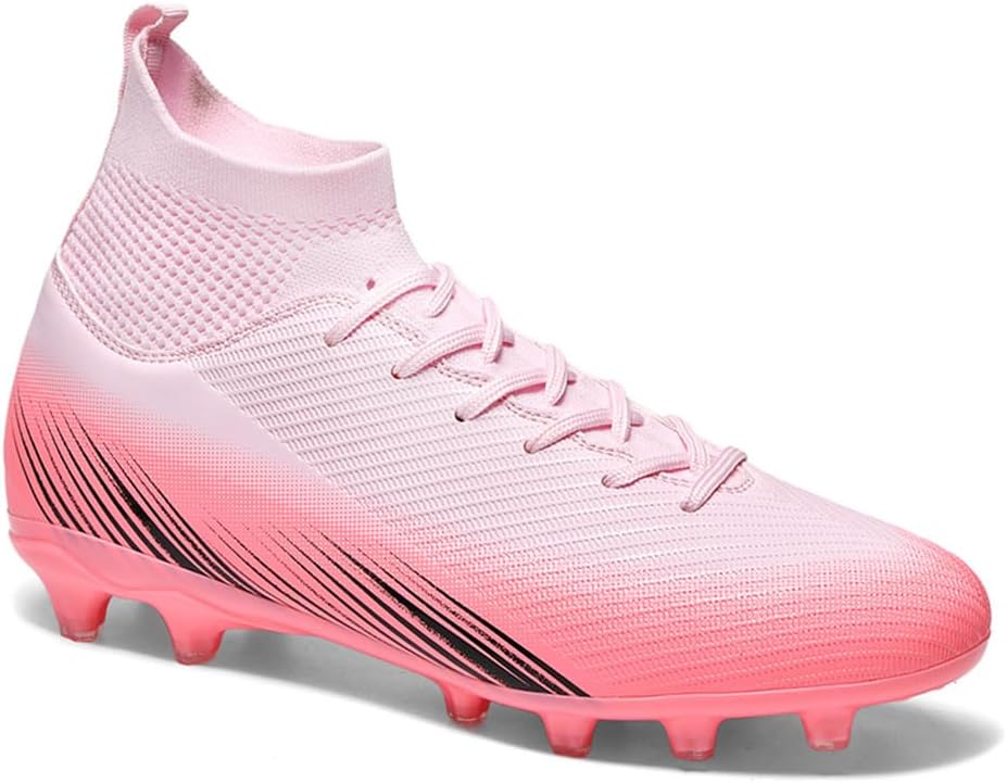 

Бутсы Maylrvjv Soccer для мужчин с высокой голенью: футбольные бутсы для мальчиков, удобные и дышащие, детские футбольные ботинки для игры на улице на траве и твердом покрытии, белые