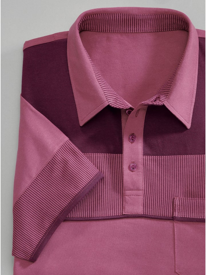 

Рубашка-поло с короткими рукавами из розового дерева WITT WEIDEN, Розовый, Рубашка-поло с короткими рукавами из розового дерева WITT WEIDEN