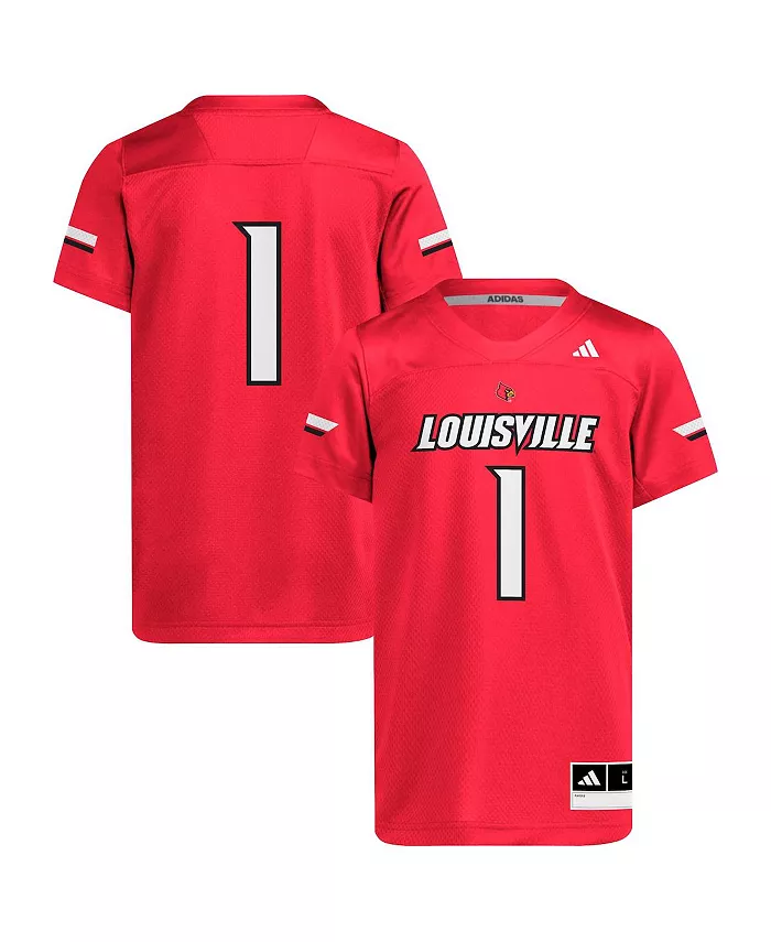 

Реплика футболки Big Boys and Girls 1 Red Louisville Cardinals adidas