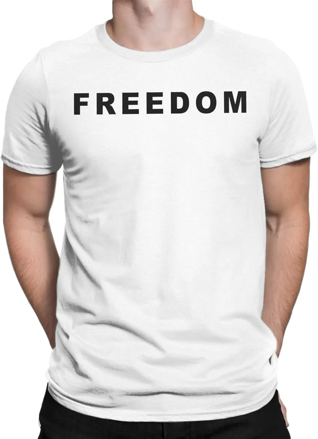Футболка Freedom Vintage Democracy American Patriot Generic, белый