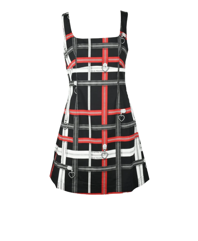 

Женское платье из смесового хлопка. Love Moschino, мультиколор