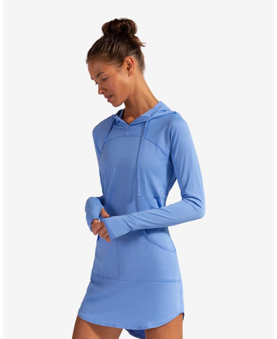 

Женское платье-худи с защитой от солнца UPF 50+ BloqUV, Indigo