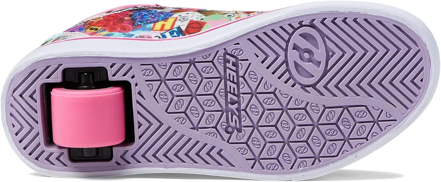 Кроссовки Heelys с колесиками, Neon Pink/Lavender/Multi — фото 3