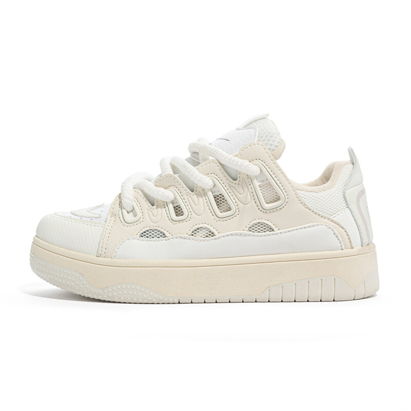 

Кроссовки Humanism 1986 Skateboarding Shoes Women's Low-top, белый