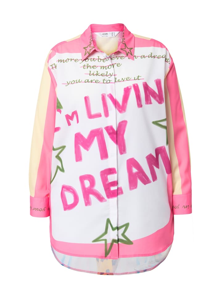 

Блузка-рубашка бледно-розового цвета Angel of Style