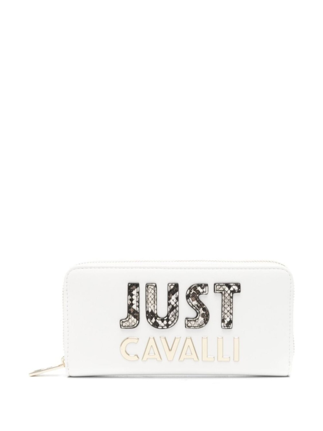 

Just Cavalli кошелек на молнии с логотипом, белый