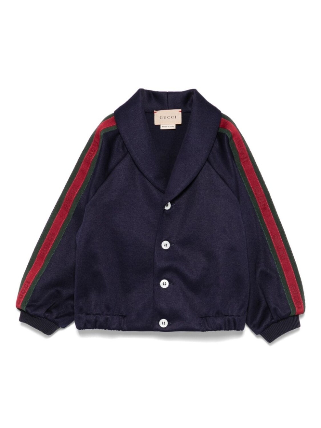 

Куртка из технического джерси Gucci Kids, синий