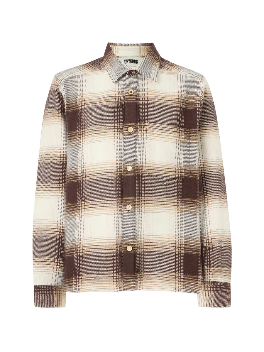 

Рубашка на пуговицах классического кроя DRYKORN DIEGGO, Dark brown