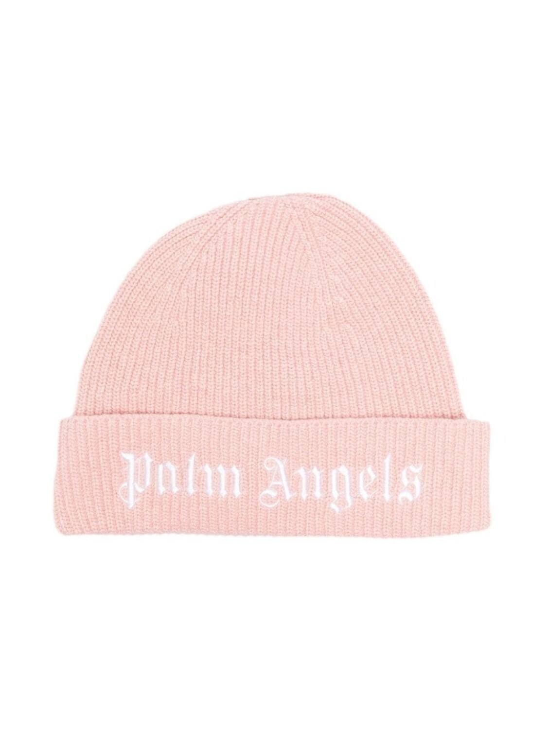 

Palm Angels Kids шапка с вышитым логотипом, розовый