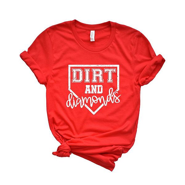 

Футболка с принтом Dirt and diamonds Simply Sage Market, Red, Зеленый, Футболка с принтом Dirt and diamonds Simply Sage Market, Red