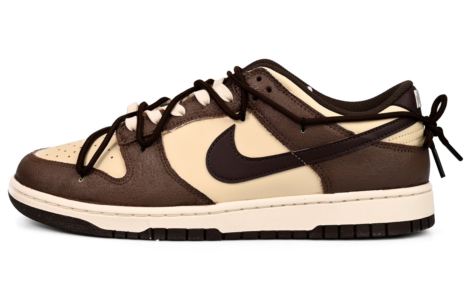 

Кроссовки Nike Dunk Skateboarding Shoes Unisex Low-top Brown, коричневый