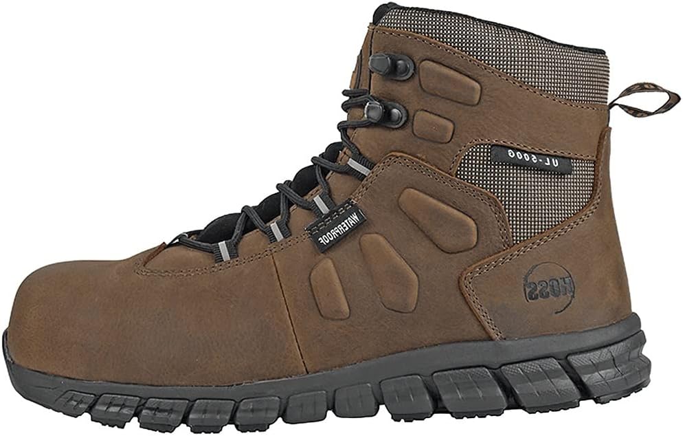 

Мужские ультралегкие ботинки Hoss Tikaboo Atlantic из кожи - большие размеры, коричневый