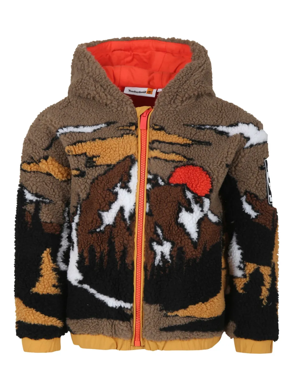 

Флисовая куртка Mountain Timberland Kids, зеленый