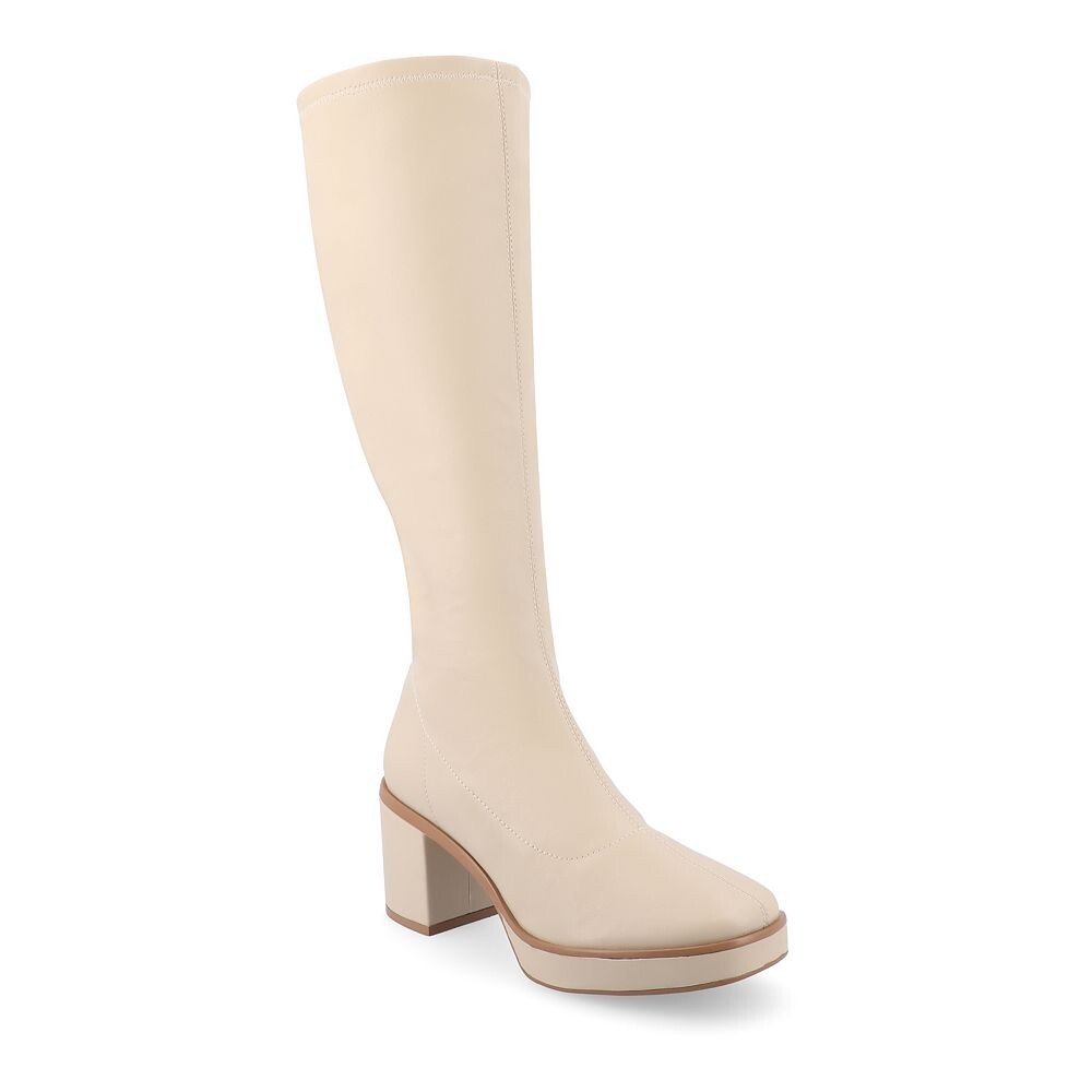 

Женские сапоги до колена Journee Collection Tru Comfort Foam Alondra, цвет Cream
