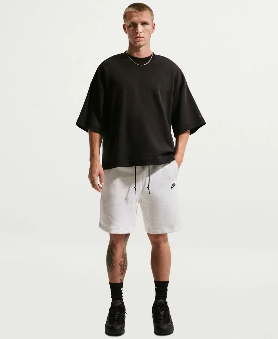 Мужские шорты из технологичного флиса стандартного кроя Nike, Birch Heather Gray