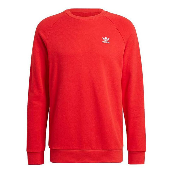 

Толстовка Adidas Trefoil Essentials Crew Hoodie 'Red', красный