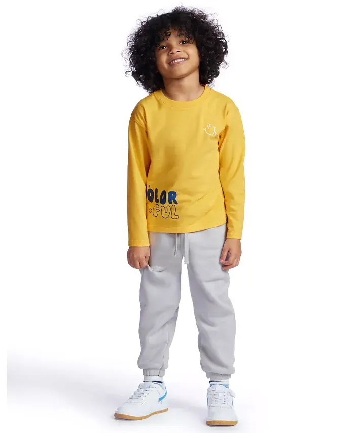 

Color Lab для мальчиков 2-10 лет принтованная футболка с длинным рукавом Color Lab By Crayola, желтый