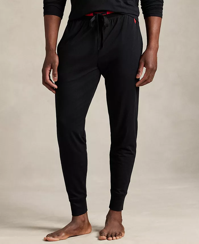 

Мужские пижамные джоггеры с вышивкой Polo Ralph Lauren, черный