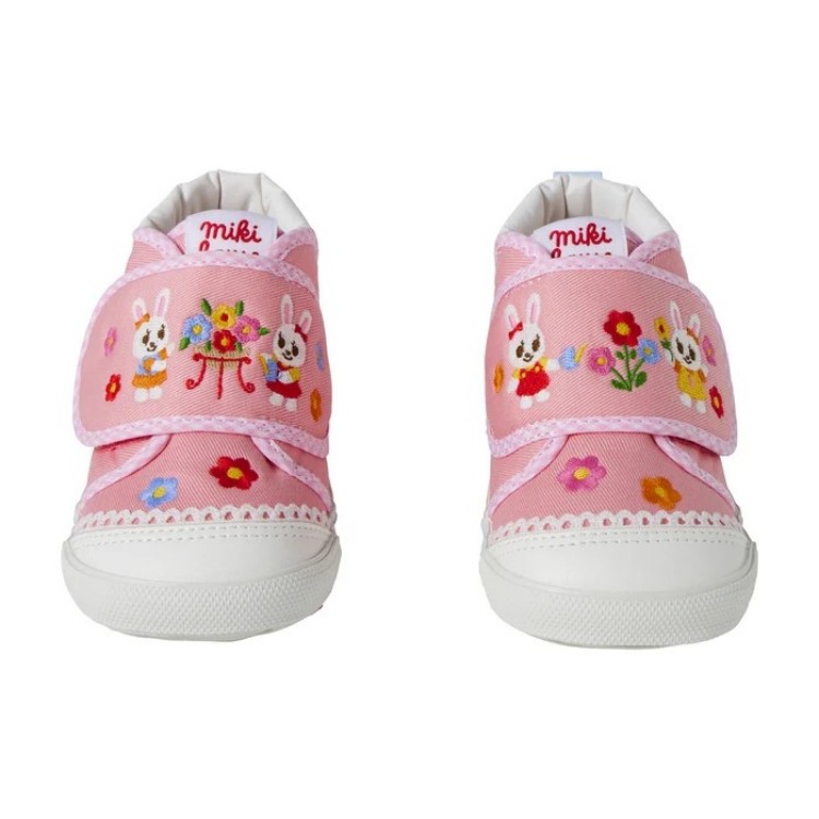 MIKI HOUSE Дышащие поддерживающие детские туфли Pink Infant And Toddler — фото 4
