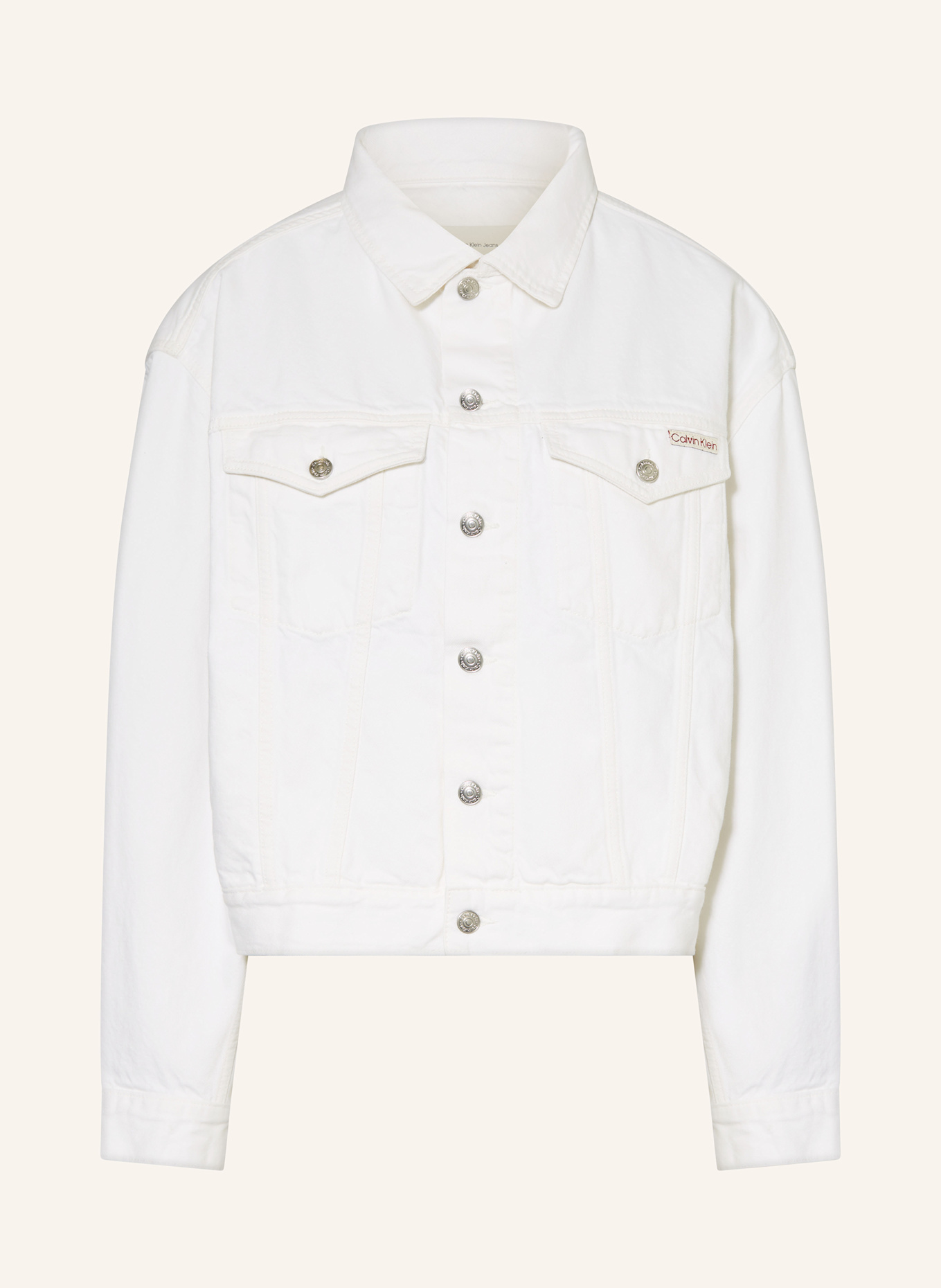 

Джинсовая куртка Calvin Klein Jeans, белый