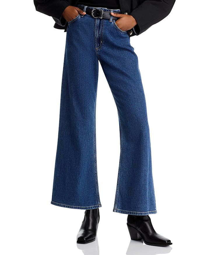 

Джинсы Angelino High Rise Wide Leg в цвете Pebble Blue Rails, синий