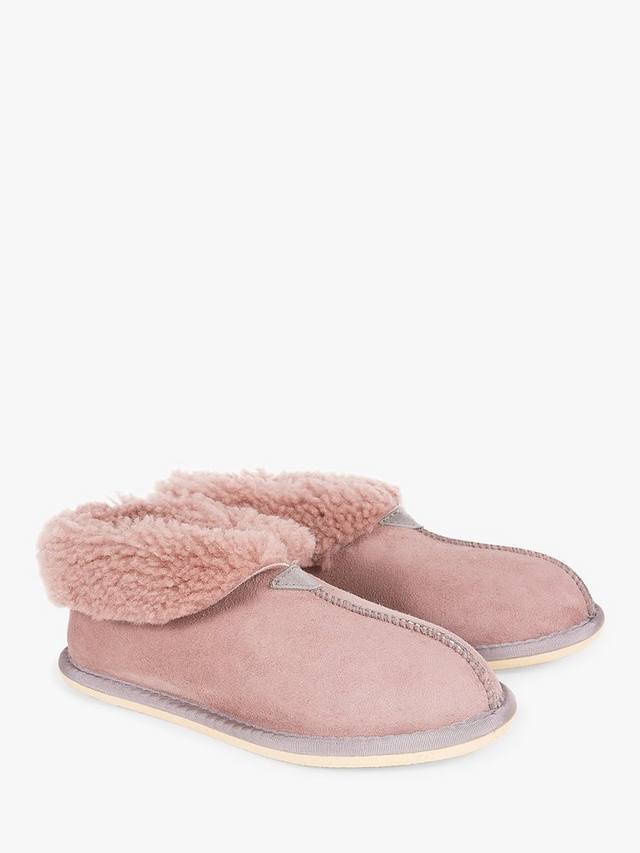 Тапочки-ботфорты на мягкой подошве из овчины Celtic & Co., цвет Dusky Pink — фото 3