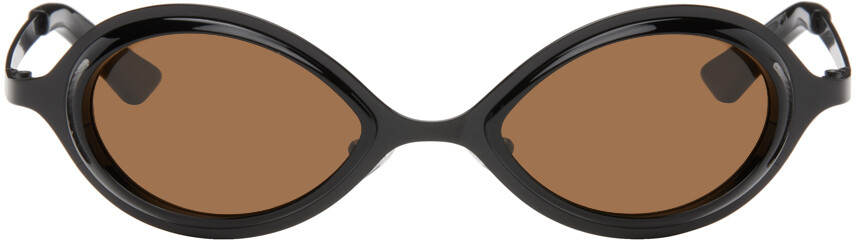 

Эксклюзивные солнцезащитные очки SSENSE «The Goggle» Song for the Mute, черный