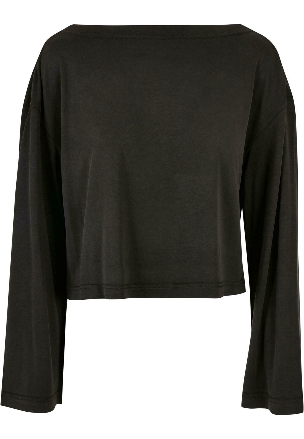 

Топ с длинными рукавами SHORT BATEAU NECKLINIE Urban Classics, цвет black
