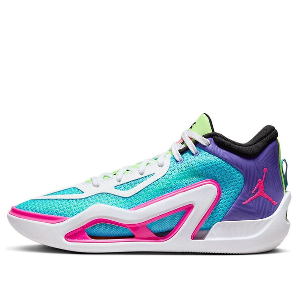 

Кроссовки Air Jordan Tatum 1 PF 'Lagoon Pulse', цвет lagoon pulse/pink blast-psychic purple-white-lime glow-black style: fv0171-400, Белый, Кроссовки Air Jordan Tatum 1 PF 'Lagoon Pulse', цвет lagoon pulse/pink blast-psychic purple-white-lime glow-black s