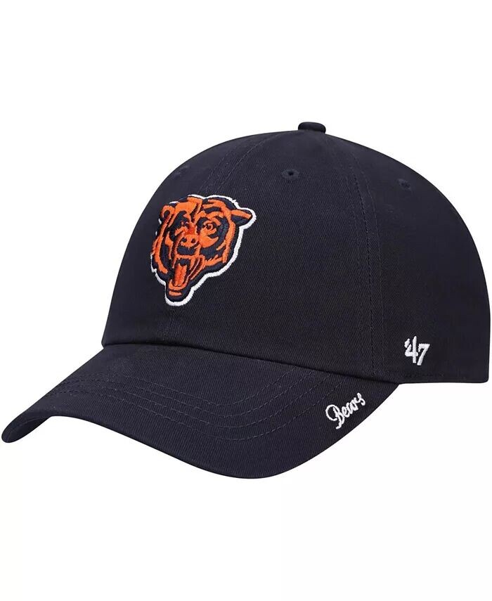 

Женская темно-синяя бейсболка Chicago Bears Miata Clean Up Legacy Adjustable Hat '47 Brand