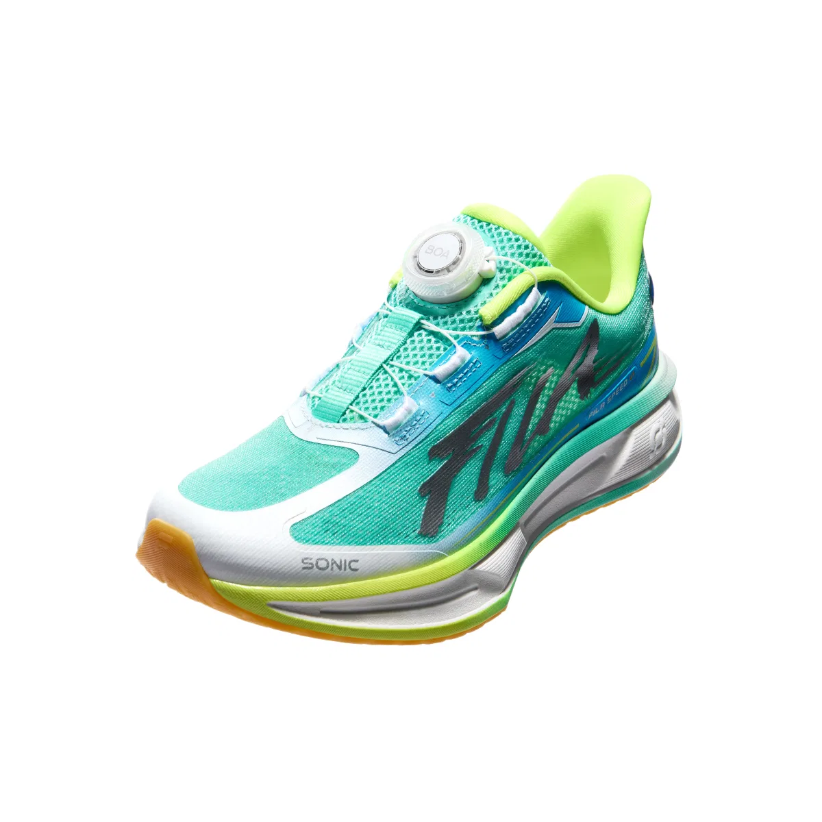 Кроссовки Fabric Low Top Running Shoes Kids' FILA KIDS, Washed Green/FILA White — фото 4