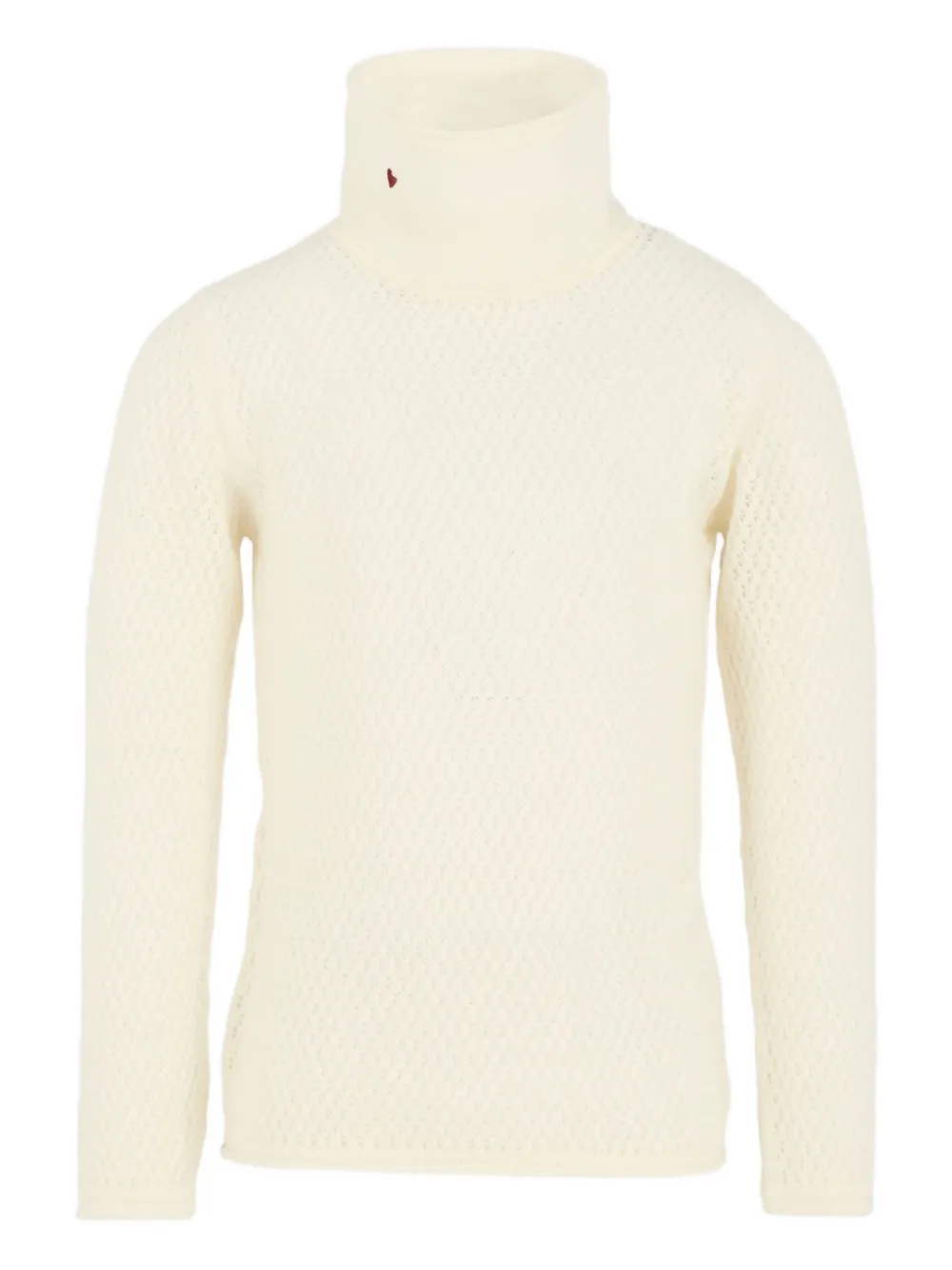 

Свитер с высоким воротником и вышивкой Simonetta, нейтральный