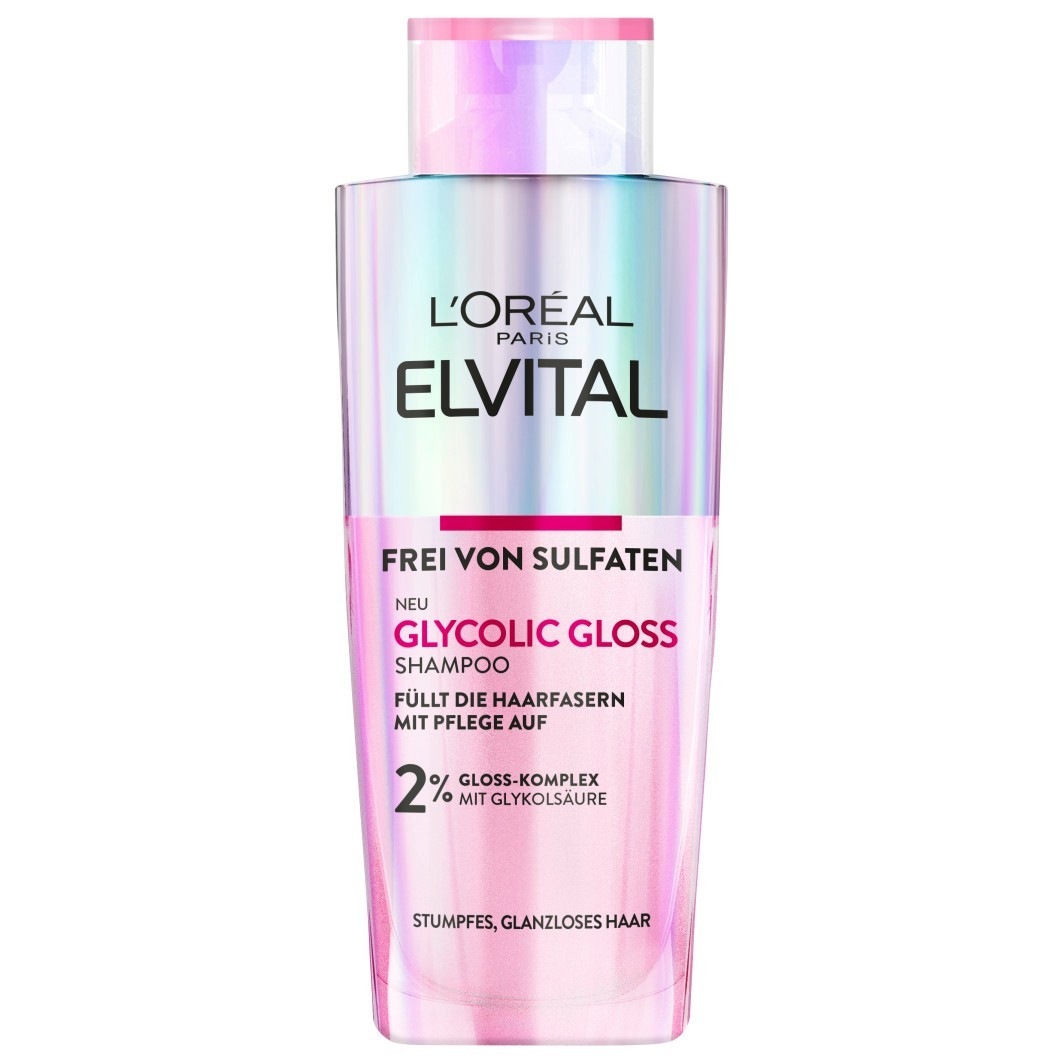 

Шампунь elvital glycolic gloss Loreal Paris, объем 200 мл